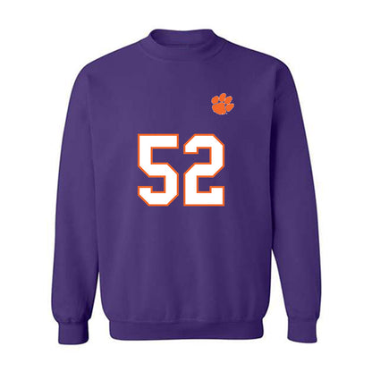 Clemson - NCAA Football : Elyjah Thurmon - Replica Shersey Crewneck Sweatshirt