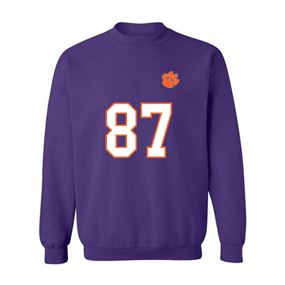 Clemson - NCAA Football : Christian Bentancur - Replica Shersey Crewneck Sweatshirt-0