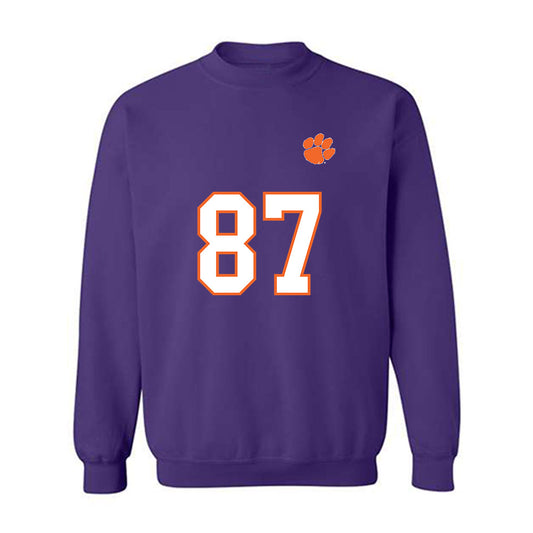 Clemson - NCAA Football : Christian Bentancur - Replica Shersey Crewneck Sweatshirt-0