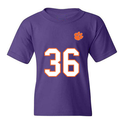 Clemson - NCAA Football : Quinn Castner - Replica Shersey Youth T-Shirt-0