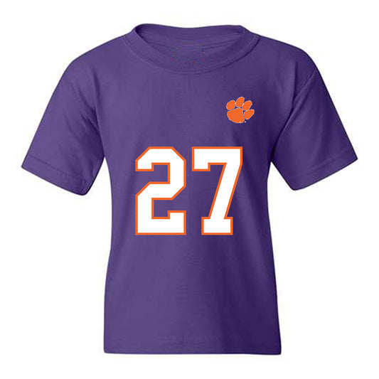 Clemson - NCAA Football : Jack Purkerson - Replica Shersey Youth T-Shirt-0
