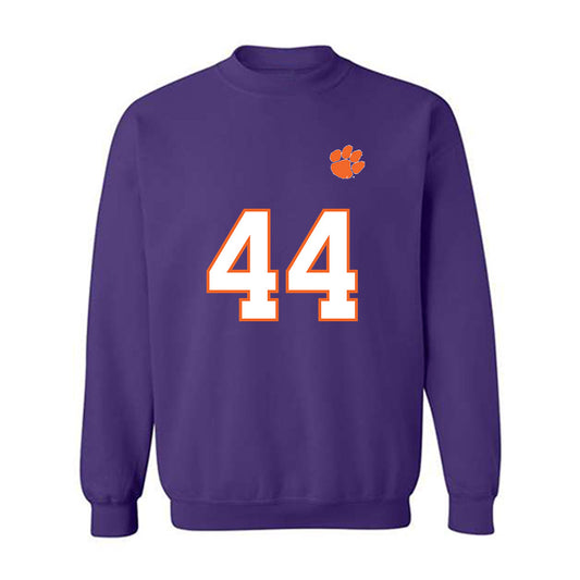 Clemson - NCAA Football : Cade Denhoff - Replica Shersey Crewneck Sweatshirt-0