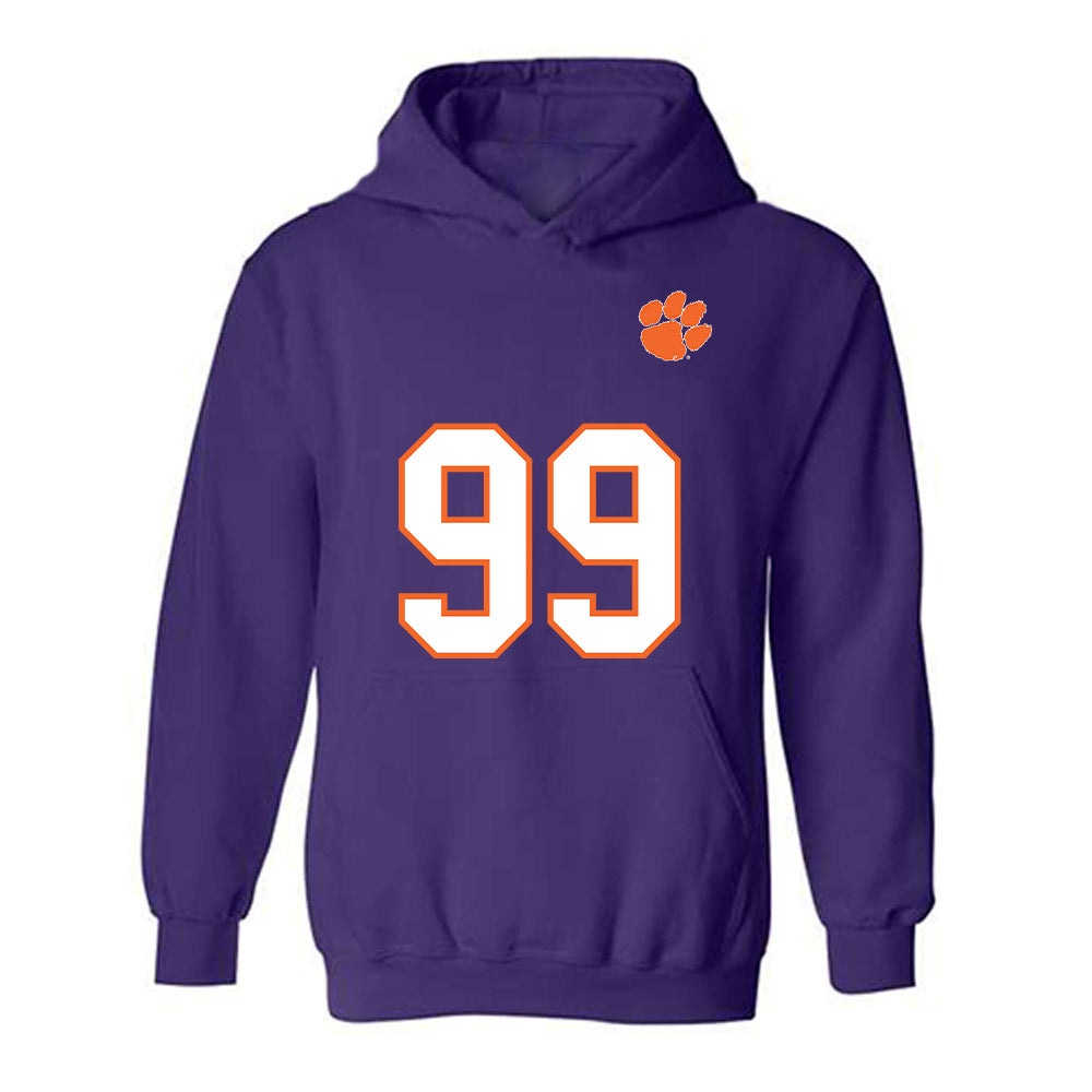 Clemson - NCAA Football : Ari Watford - Replica Shersey Hooded Sweatshirt-0