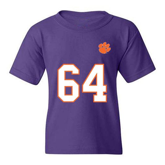 Clemson - NCAA Football : Grant Wise - Replica Shersey Youth T-Shirt-0