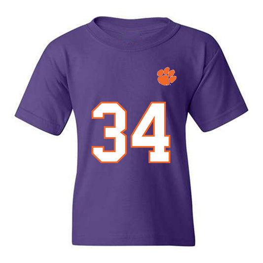Clemson - NCAA Football : Max Wilson - Replica Shersey Youth T-Shirt-0