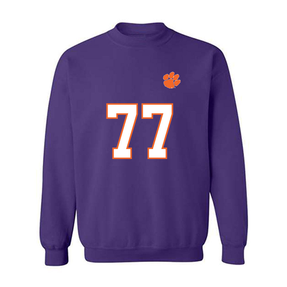 Clemson - NCAA Football : Ronan O'Connell - Replica Shersey Crewneck Sweatshirt-0
