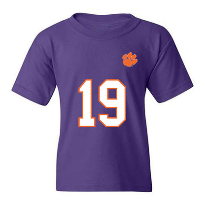 Clemson - NCAA Football : Keith Adams Jr. - Replica Shersey Youth T-Shirt-0
