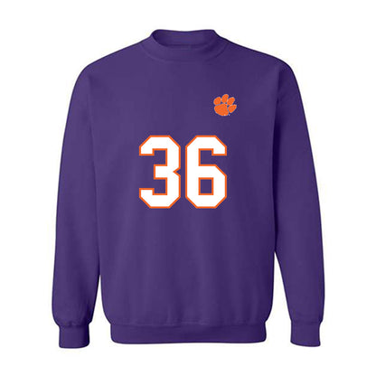 Clemson - NCAA Football : Quinn Castner - Replica Shersey Crewneck Sweatshirt-0