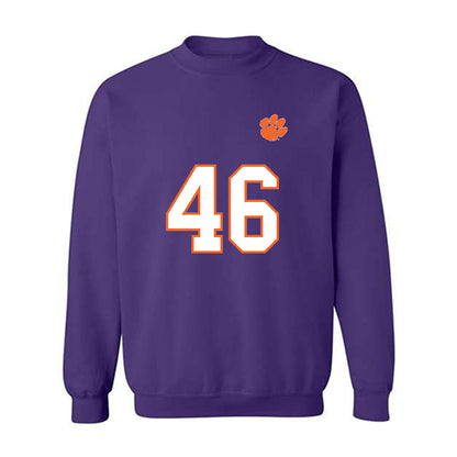 Clemson - NCAA Football : Philippe Kabasele - Replica Shersey Crewneck Sweatshirt