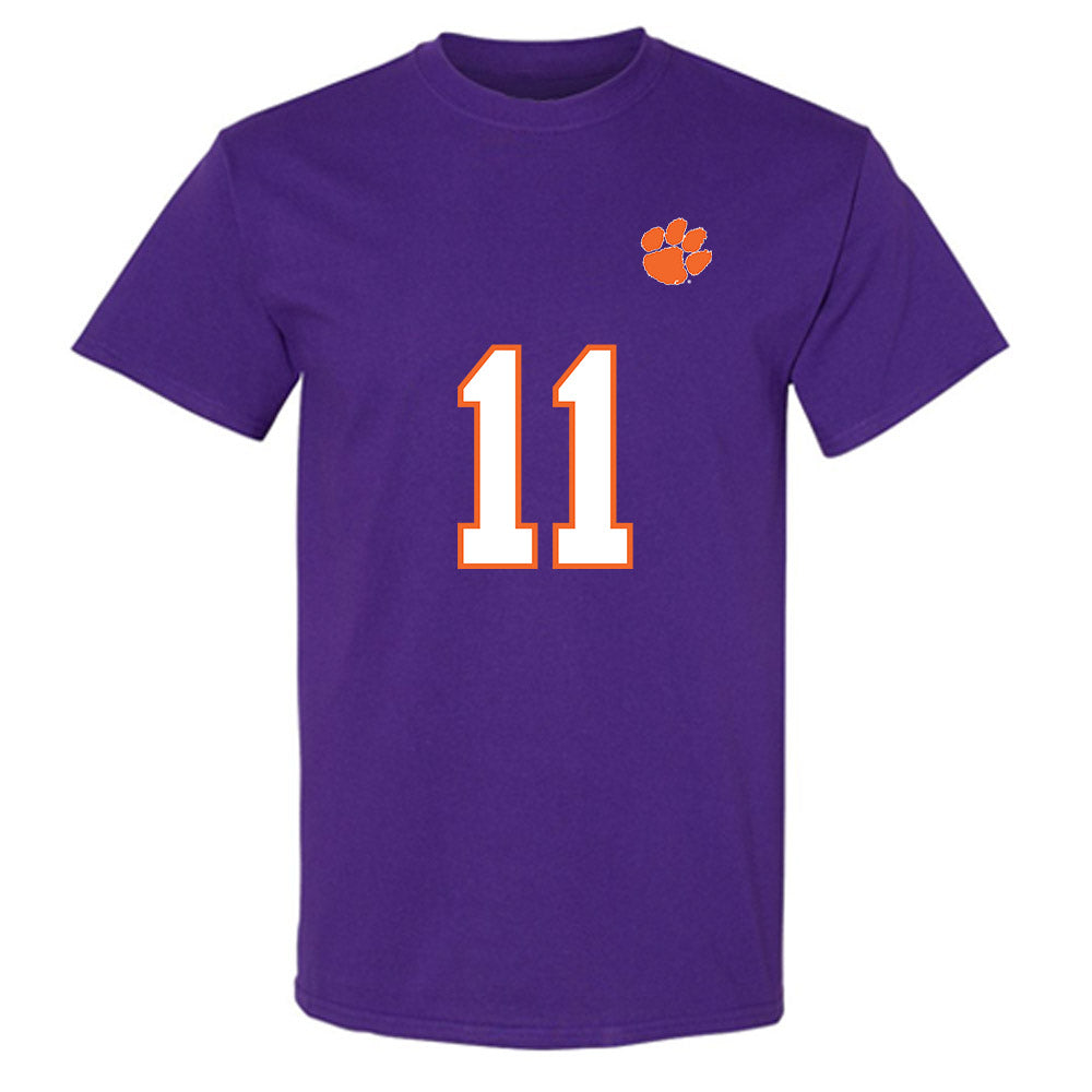 Clemson - NCAA Football : Peter Woods - Replica Shersey T-Shirt-0