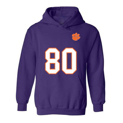 Clemson - NCAA Football : Luke Stubbs - Replica Shersey Hooded Sweatshirt-0