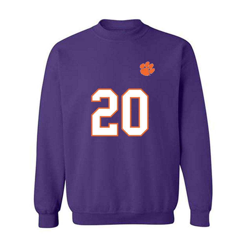Clemson - NCAA Football : Jakarrion Kenan - Replica Shersey Crewneck Sweatshirt-0