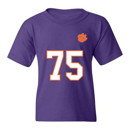 Clemson - NCAA Football : Tucker Kattus - Replica Shersey Youth T-Shirt-0