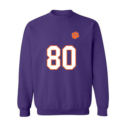 Clemson - NCAA Football : Luke Stubbs - Replica Shersey Crewneck Sweatshirt-0