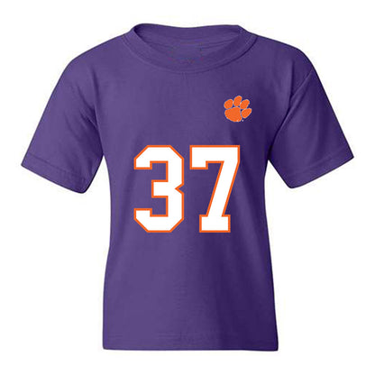 Clemson - NCAA Football : Logan Anderson - Replica Shersey Youth T-Shirt-0