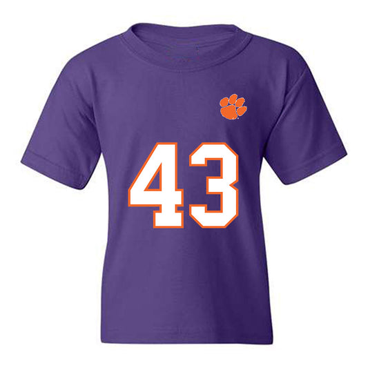 Clemson - NCAA Football : Billy Wilkes - Replica Shersey Youth T-Shirt-0