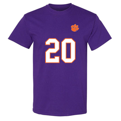 Clemson - NCAA Football : Clark Sanderson - Replica Shersey T-Shirt-0