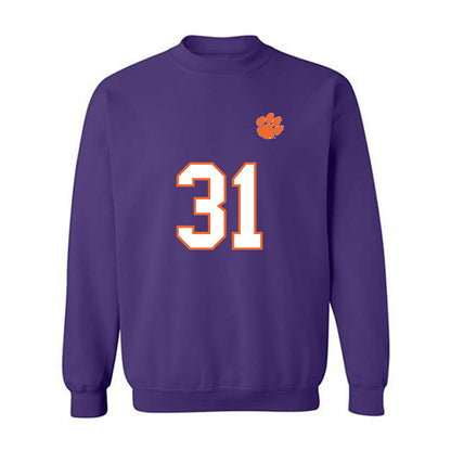 Clemson - NCAA Football : Joe Wilkinson - Replica Shersey Crewneck Sweatshirt-0