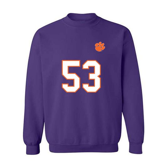 Clemson - NCAA Football : Joseph Roberto - Replica Shersey Crewneck Sweatshirt