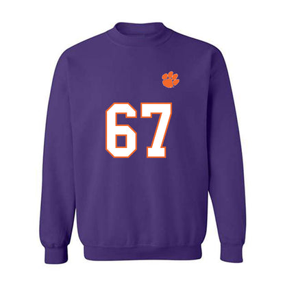 Clemson - NCAA Football : Seth Corontzes - Replica Shersey Crewneck Sweatshirt-0