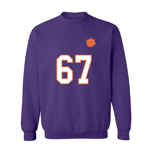 Clemson - NCAA Football : Seth Corontzes - Replica Shersey Crewneck Sweatshirt-0