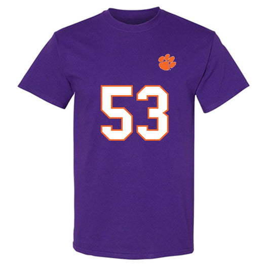 Clemson - NCAA Football : Ryan Linthicum - Replica Shersey T-Shirt-0