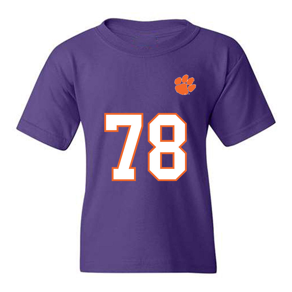 Clemson - NCAA Football : Blake Miller - Replica Shersey Youth T-Shirt-0