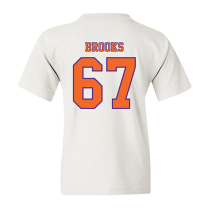 Clemson - NCAA Football : Nathan Brooks - Replica Shersey Youth T-Shirt-1