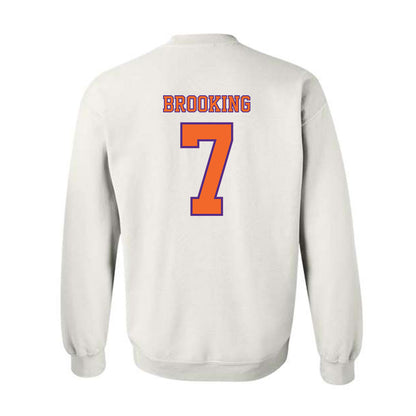 Clemson - NCAA Football : Logan Brooking - Replica Shersey Crewneck Sweatshirt-1