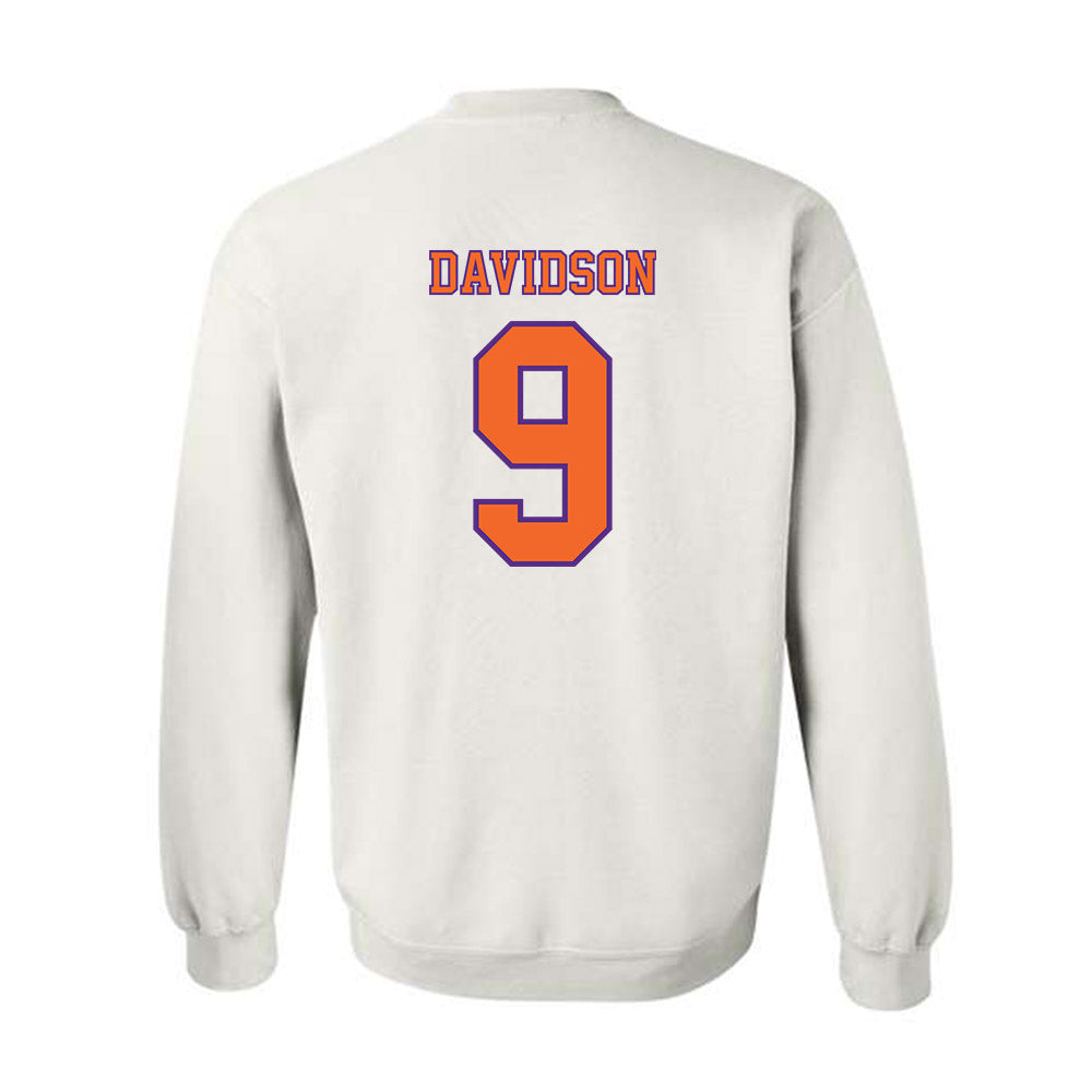 Clemson - NCAA Football : Gideon Davidson - Replica Shersey Crewneck Sweatshirt-1