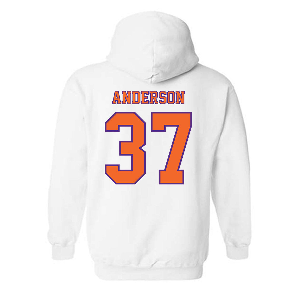 Clemson - NCAA Football : Logan Anderson - Replica Shersey Hooded Sweatshirt-1