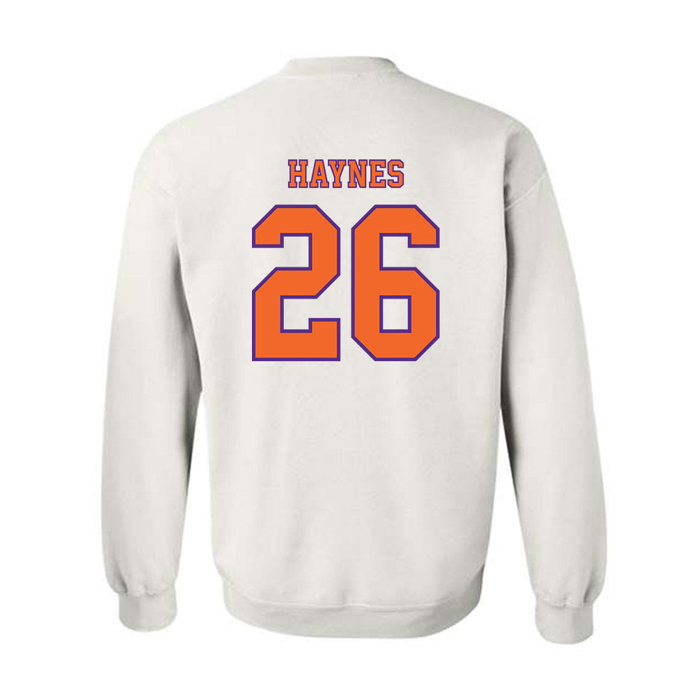 Clemson - NCAA Football : Jay Haynes - Replica Shersey Crewneck Sweatshirt-1