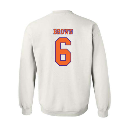 Clemson - NCAA Football : Tyler Brown - Replica Shersey Crewneck Sweatshirt-1