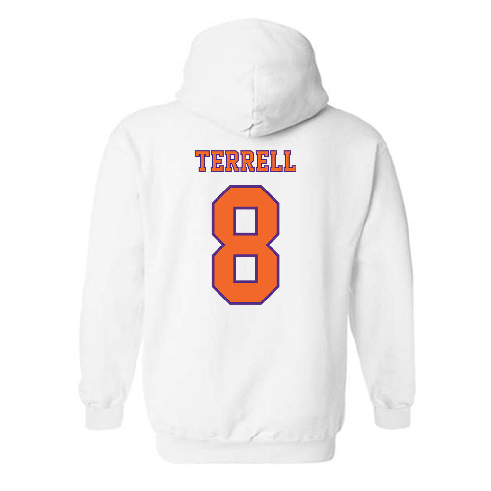 Clemson - NCAA Football : Avieon Terrell - Replica Shersey Hooded Sweatshirt-1