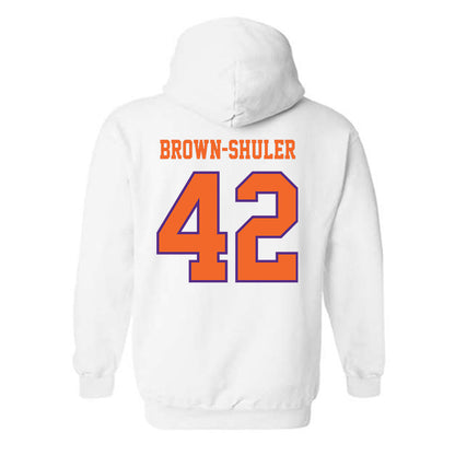 Clemson - NCAA Football : Hevin Brown-Shuler - Replica Shersey Hooded Sweatshirt-1