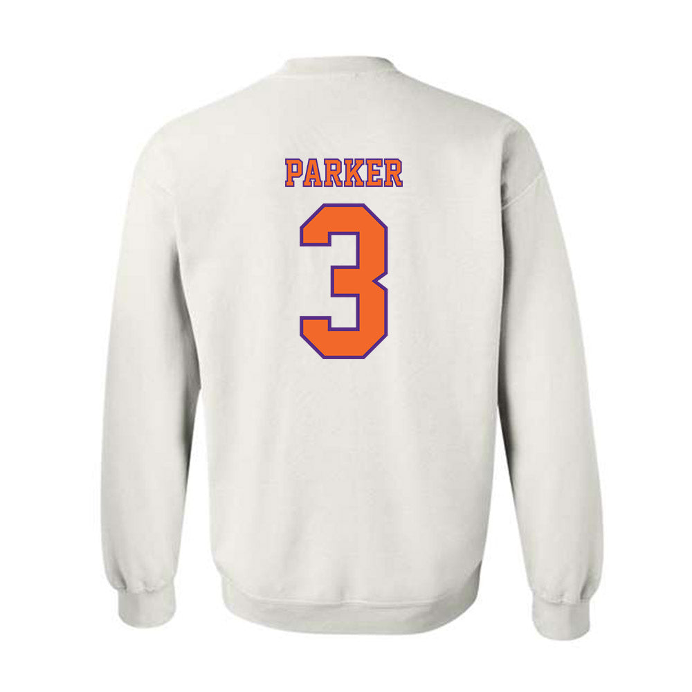 Clemson - NCAA Football : T.J. Parker - Replica Shersey Crewneck Sweatshirt-1