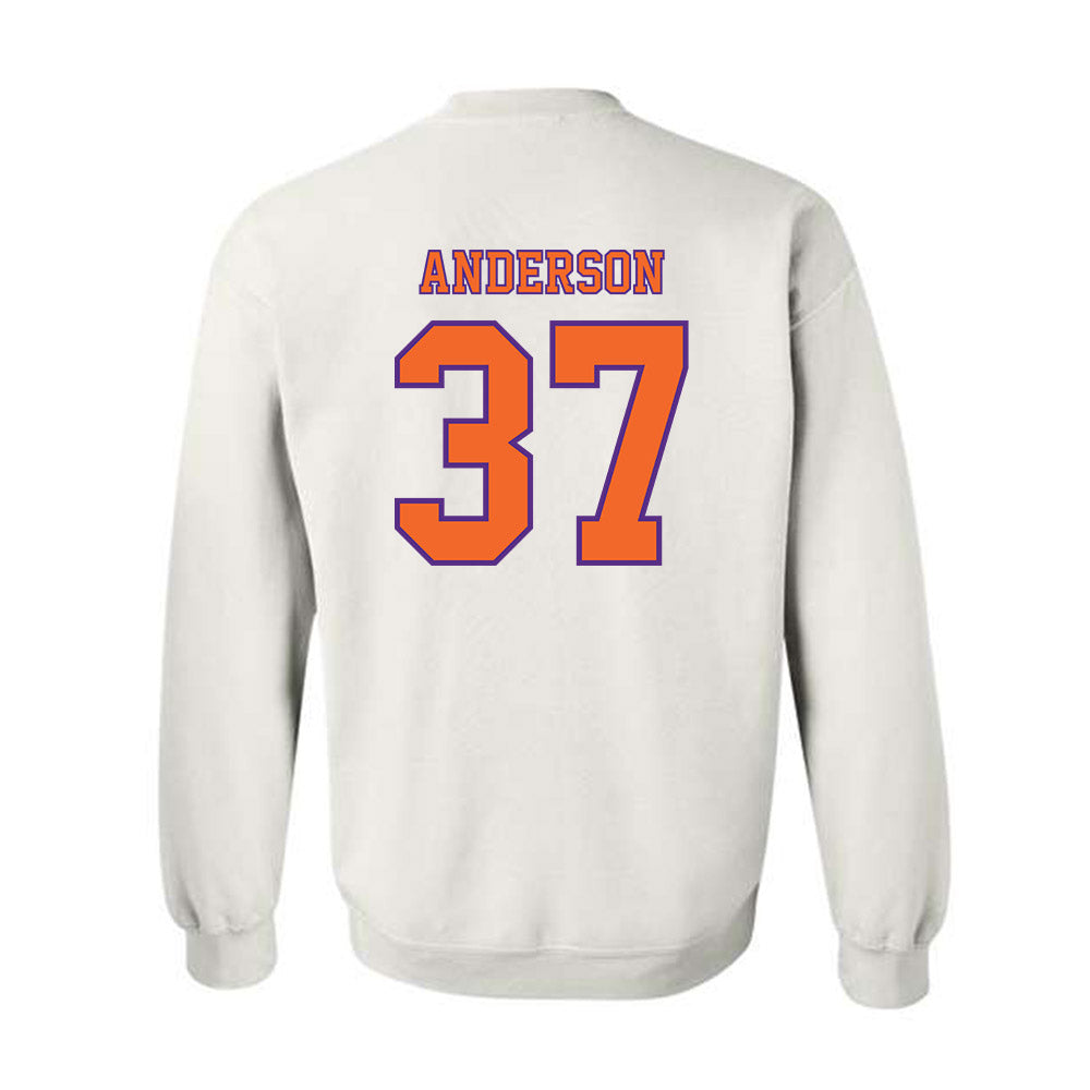 Clemson - NCAA Football : Logan Anderson - Replica Shersey Crewneck Sweatshirt-1