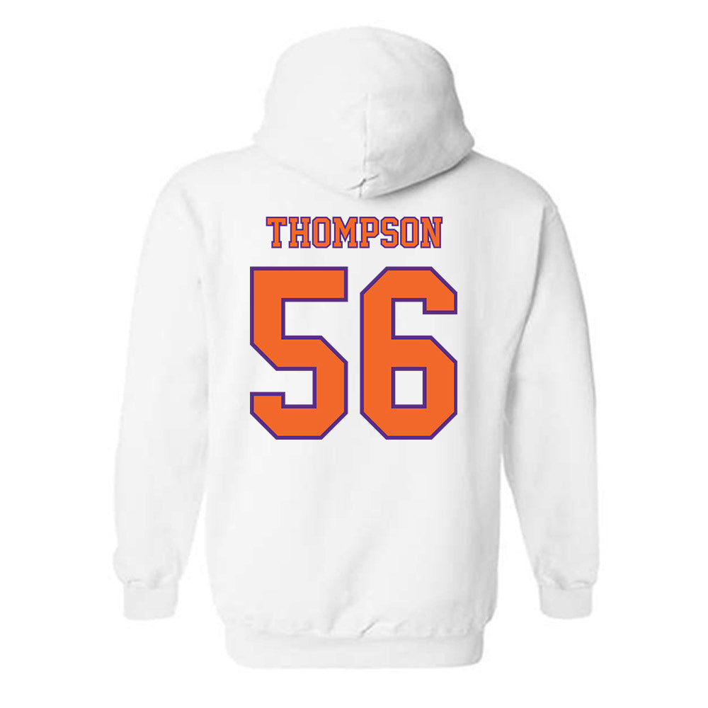 Clemson - NCAA Football : Champ Thompson - Replica Shersey Hooded Sweatshirt