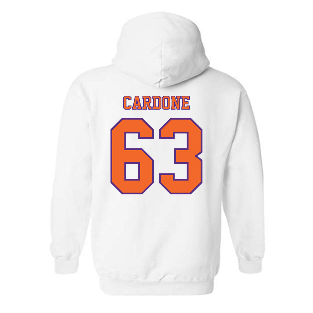 Clemson - NCAA Football : Dominic Cardone - Replica Shersey Hooded Sweatshirt