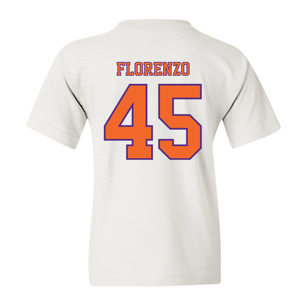 Clemson - NCAA Football : Philip Florenzo - Replica Shersey Youth T-Shirt-1