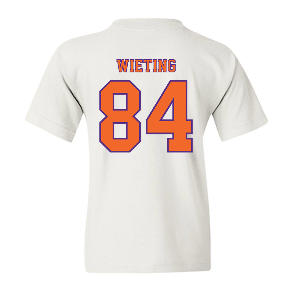 Clemson - NCAA Football : Avery Wieting - Replica Shersey Youth T-Shirt-1