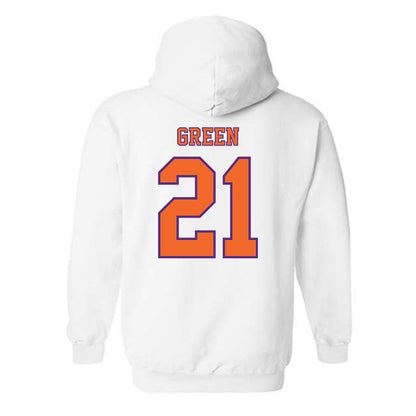Clemson - NCAA Football : Jarvis Green - Replica Shersey Hooded Sweatshirt-1