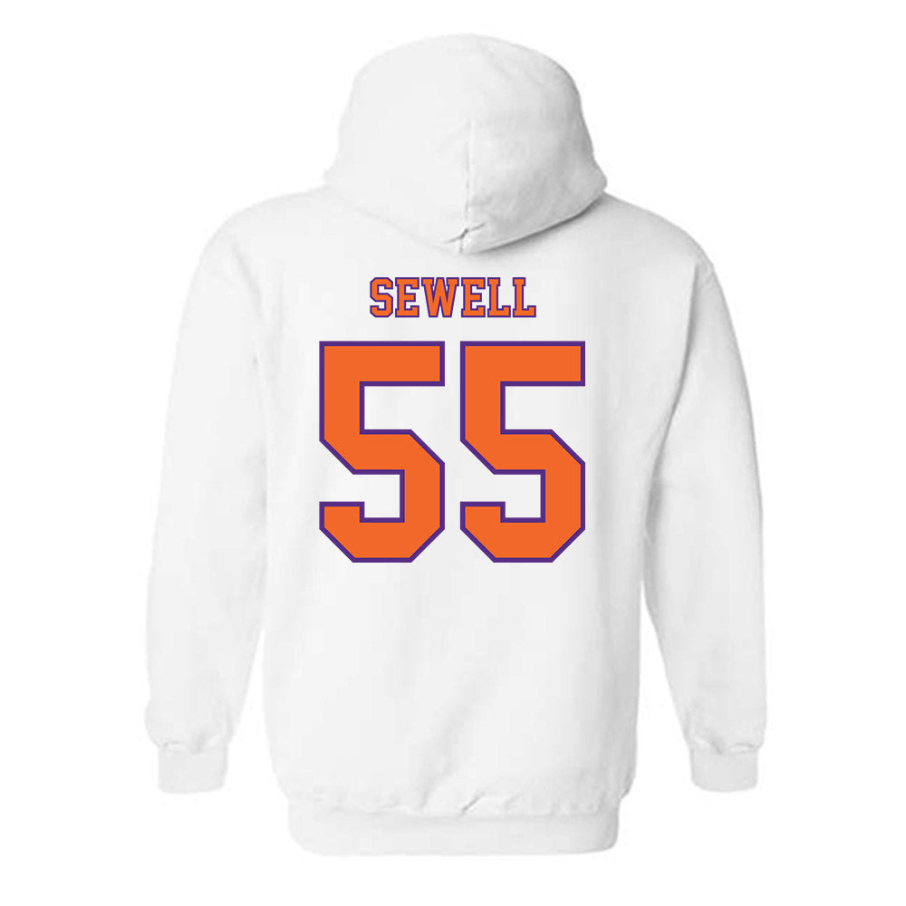 Clemson - NCAA Football : Harris Sewell - Replica Shersey Hooded Sweatshirt-1