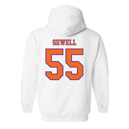 Clemson - NCAA Football : Harris Sewell - Replica Shersey Hooded Sweatshirt-1