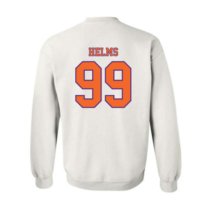 Clemson - NCAA Football : Hunter Helms - Replica Shersey Crewneck Sweatshirt-1