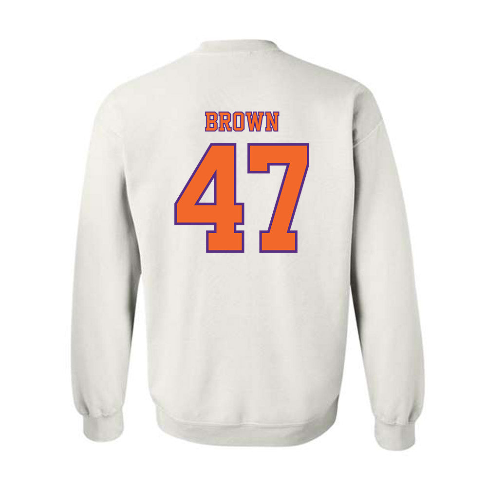 Clemson - NCAA Football : Sammy Brown - Replica Shersey Crewneck Sweatshirt