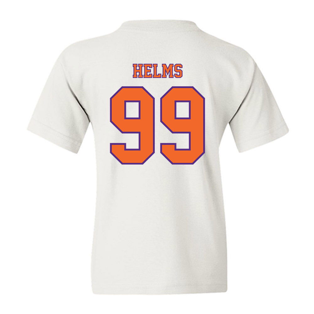 Clemson - NCAA Football : Hunter Helms - Replica Shersey Youth T-Shirt-1