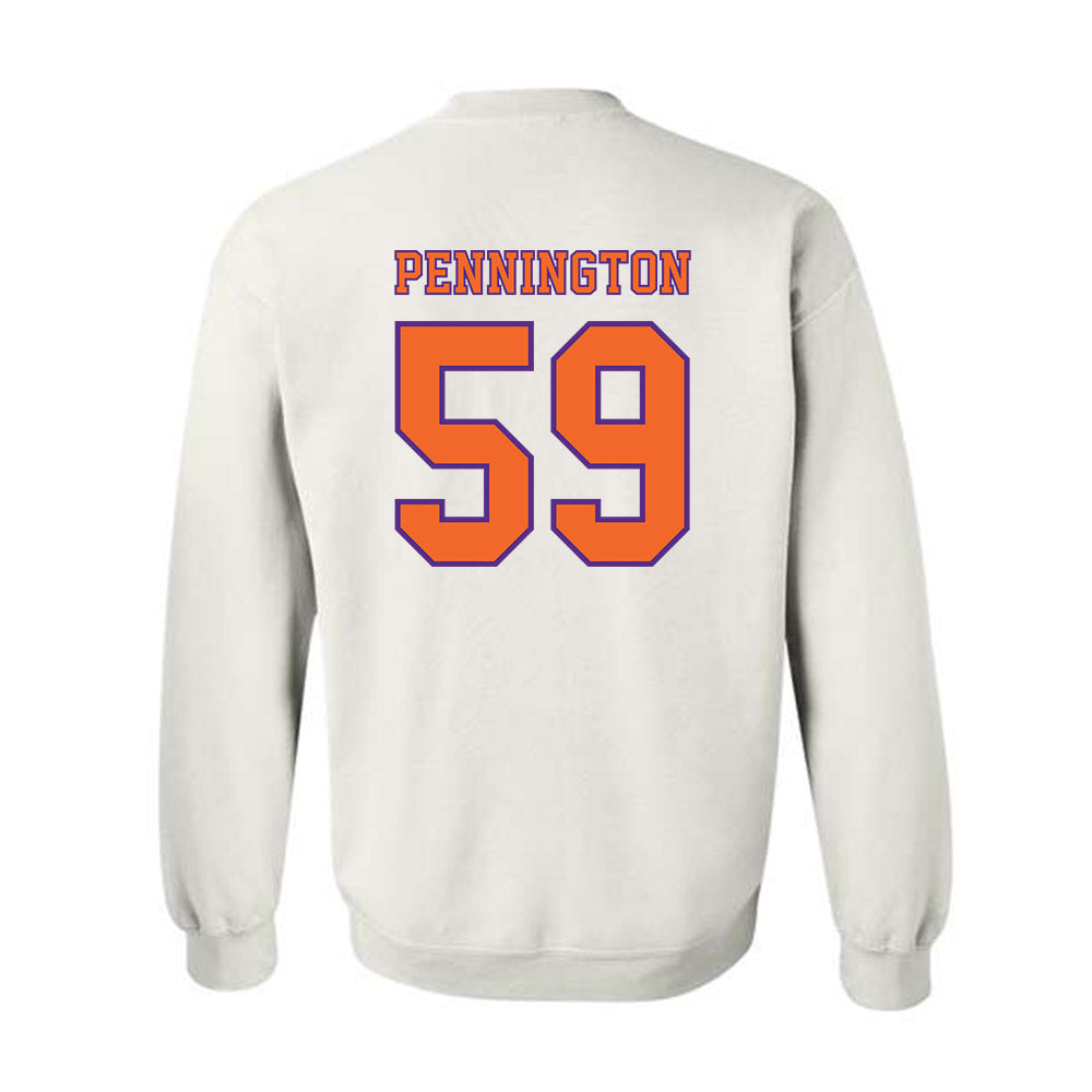 Clemson - NCAA Football : Dietrick Pennington - Replica Shersey Crewneck Sweatshirt-1