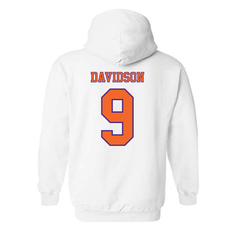 Clemson - NCAA Football : Gideon Davidson - Replica Shersey Hooded Sweatshirt-1