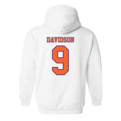 Clemson - NCAA Football : Gideon Davidson - Replica Shersey Hooded Sweatshirt-1